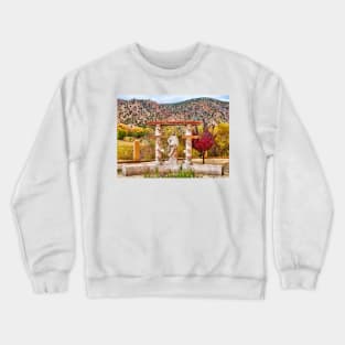 El Santuario de Chimayo Sculpture Garden 3 Crewneck Sweatshirt